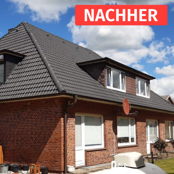 Dach nach der Dachbeschichtung  Remscheid